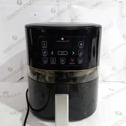 COOK'S ESSENTIALS AIR FRYER - BLACK