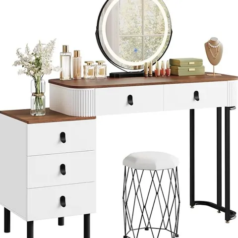 BOXED DRESSING TABLE WITH MIRROR 