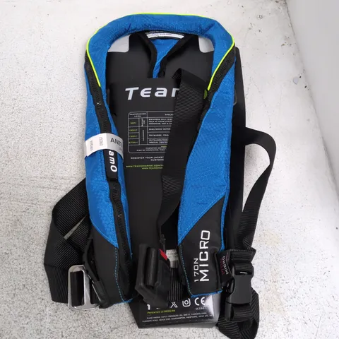 TEAMO 170N MICRO LIFEJACKET AUTOMMATIC BLUECOVER