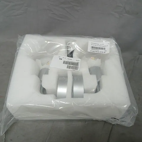 SFIXX SET OF TWO RECHARGEABLE GLASS WALL LIGHTS WITH REMOTE