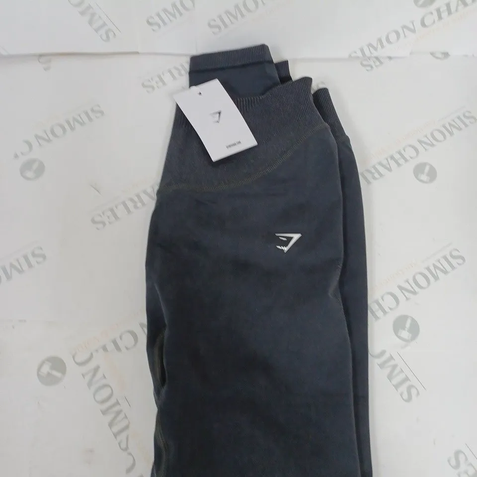 GYMSHARK SWEAT SEAMLESS WASHED LEGGINGS SIZE M