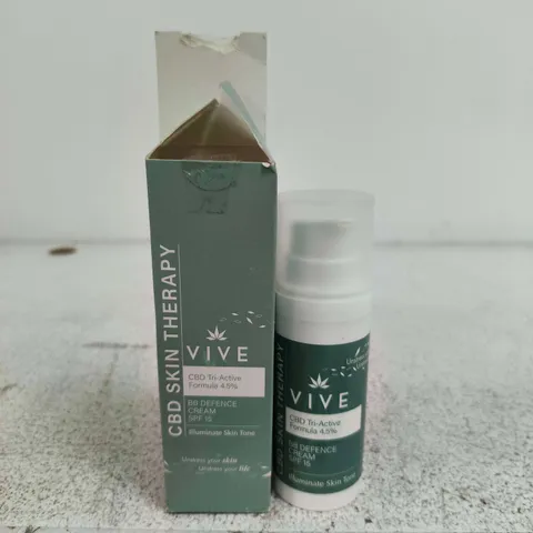 VIVE CBD SKIN THERAPY BB DEFENCE CREAM SPF 15 ILLUMINATE SKIN TONE