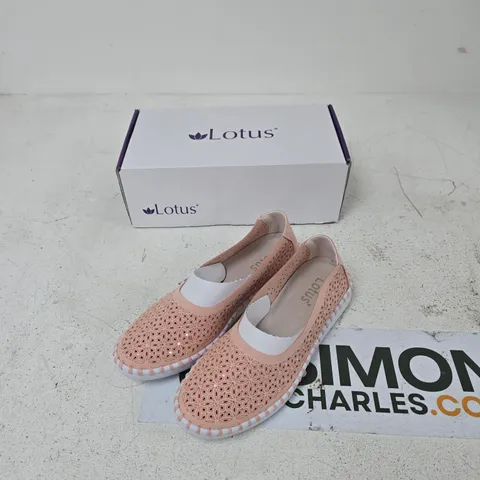 LOTUS EWELINA PINK SLIP-ON SHOES – UK 6 (EU 39)