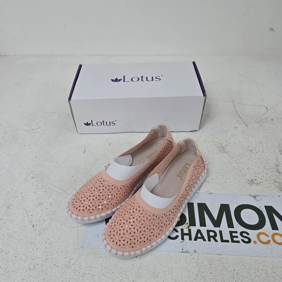 LOTUS EWELINA PINK SLIP-ON SHOES – UK 6 (EU 39)