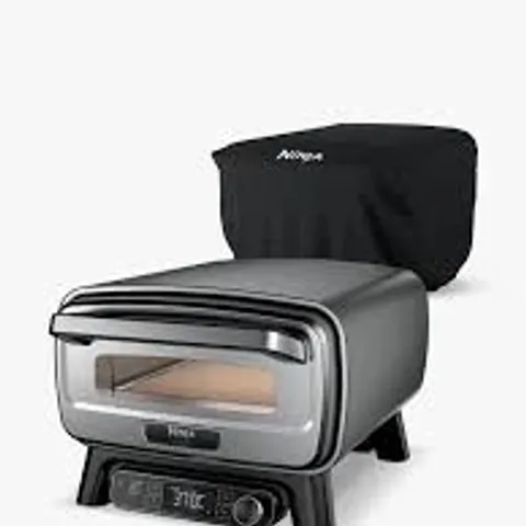 BOXED NINJA ARTISAN ELECTRIC OUTDOOR PIZZA OVEN AND AIR FRYER