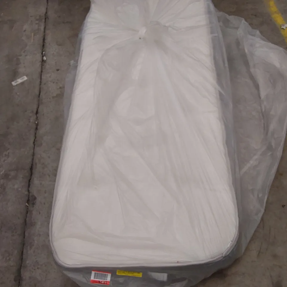 QUALITY BAGGED NATURAL OPEN COIL SPRING SMALL SINGLE 2'6" MATTRESS 