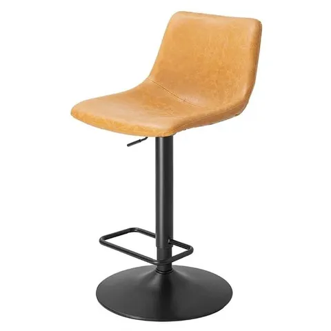 BOXED BOLERO DIEGO ADJUSTABLE BAR CHAIRS VINTAGE CAMEL (2 PACK)