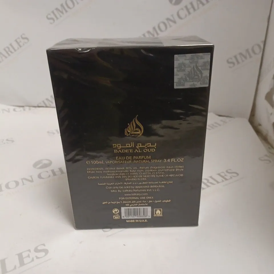 BOXED AND SEALED BADE'E AL OUD OUD FOR GLORY LATTAFA EAU DE PARFUM 100ML