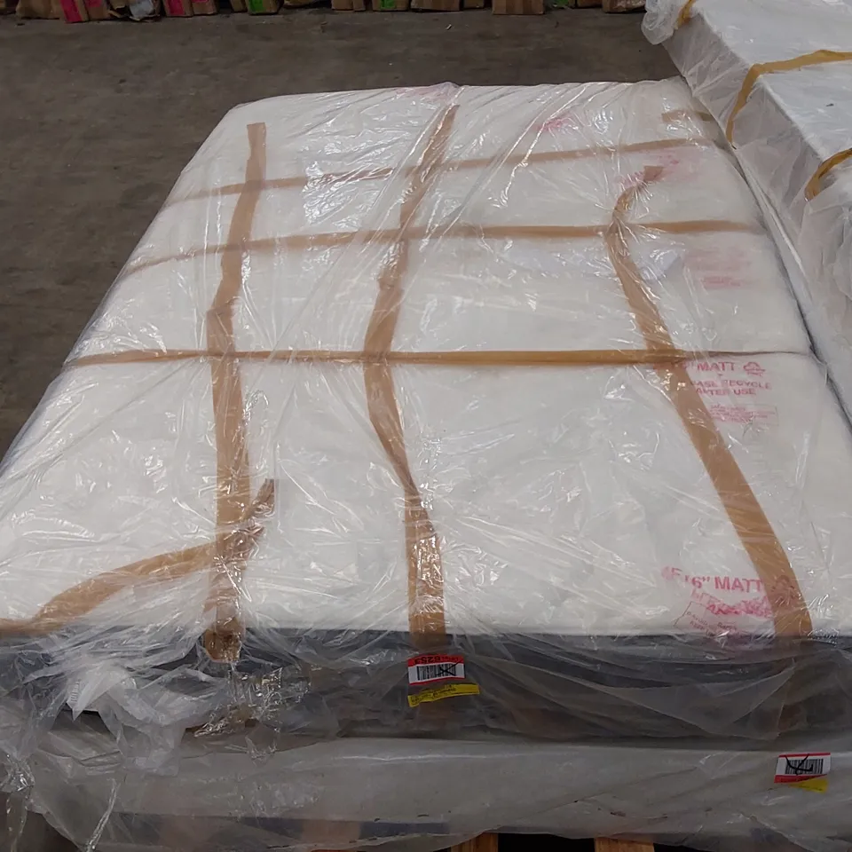 QUALITY BAGGED 7-ZONE ORTHO COOLING MEMORY FOAM 4'6" MATTRESS 