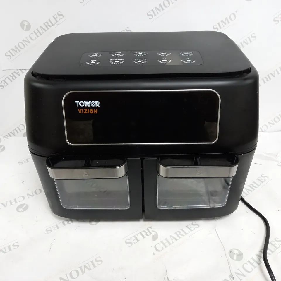 BOXED TOWER VORTX VIZION EXPRESS DUAL 11L AIR FRYER