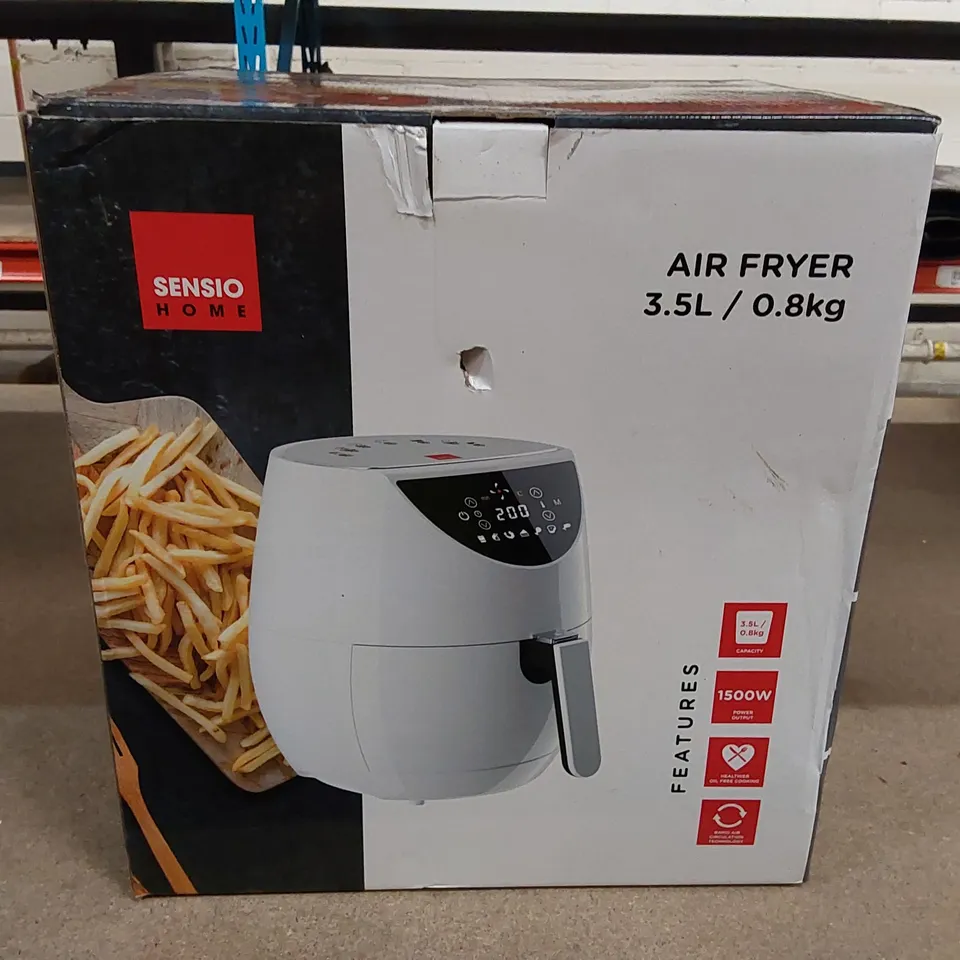 BOXED 3.5L JOSH KITCHEN SUPER CHEF AIR FRYER - WHITE (1 BOX)