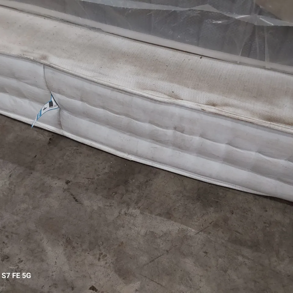 THREE UNBAGGED MATTRESSES 2 × 4' SMALL DOUBLES & 1 × 5' KINGSIZE 