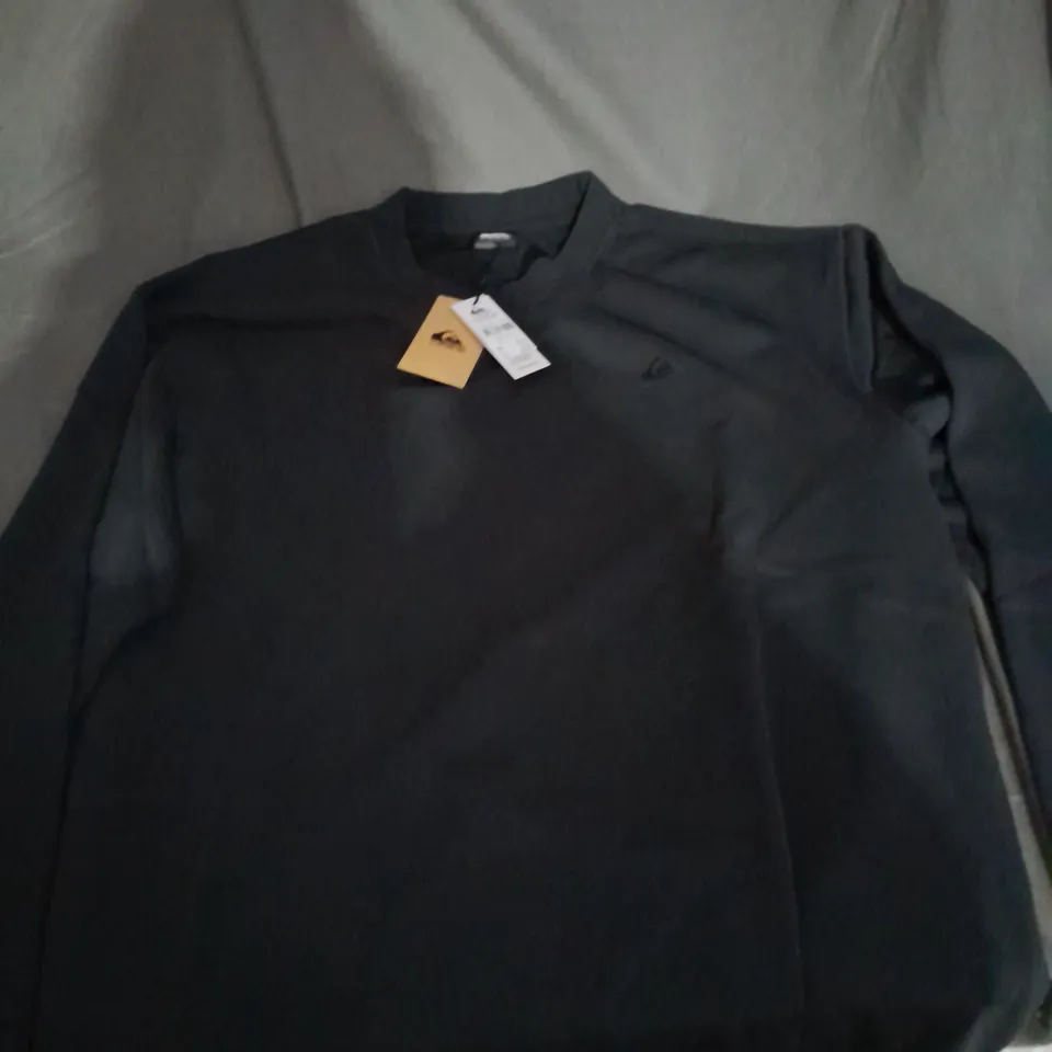 QUICKSILVER BLACK LARGE SWEATSHIRT 