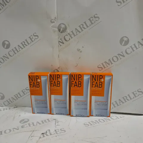 SET OF 4 NIP+FAB EXFOLIATE MOISTURISER
