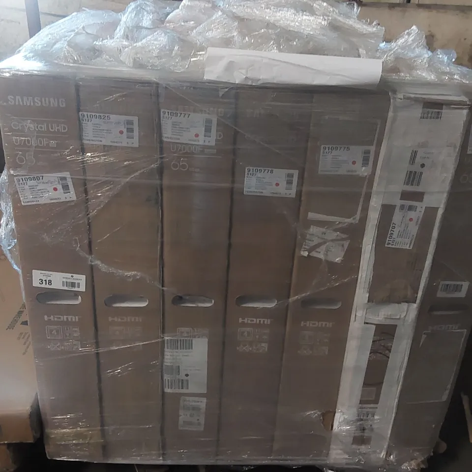 PALLET CONTAINING APPROXIMATELY 10 DAMAGED TVS