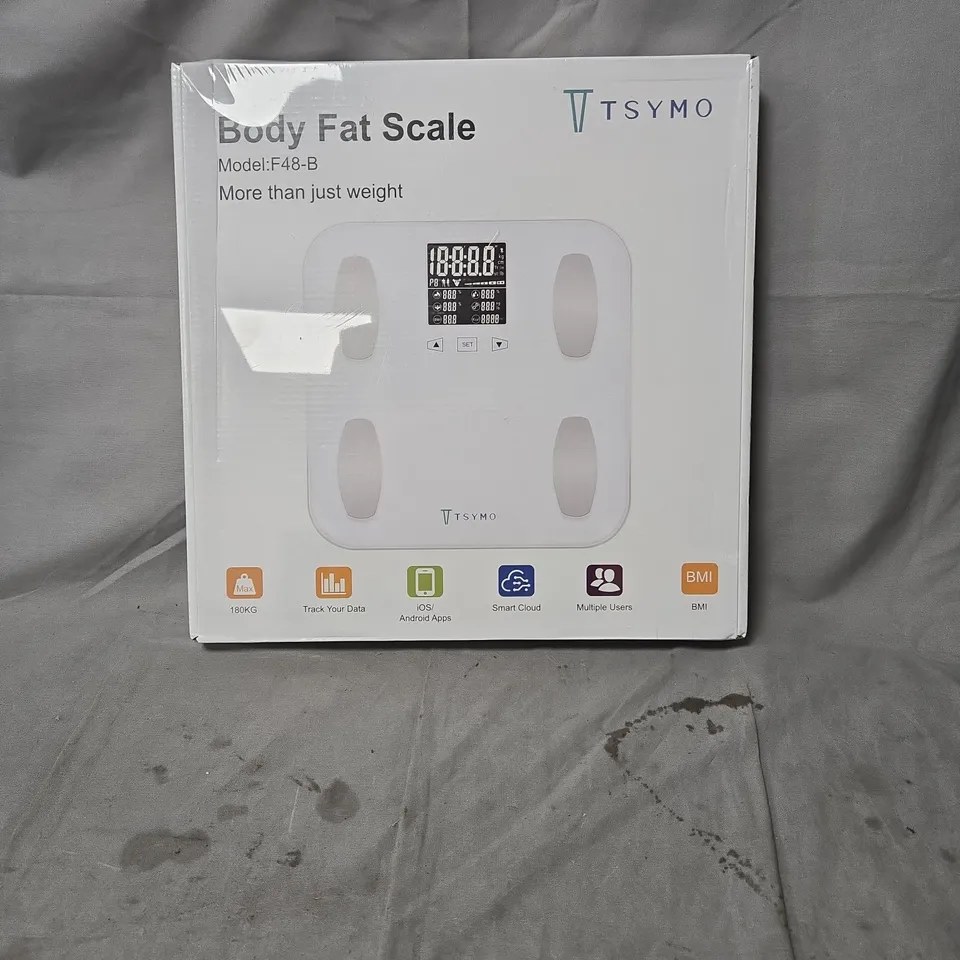 TSYMO BODY FAT SCALE – MODEL F48-B (BOXED) 