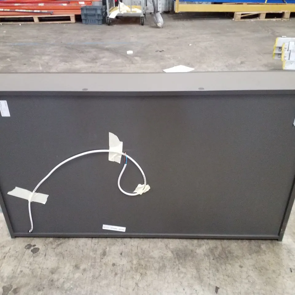 BRAND NEW MIRRORED 3-TIER DOUBLE DOOR CABINET