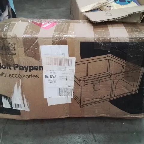 BOXED KIDOOLA SOFT PLAYPEN WITH ACCESSORIES