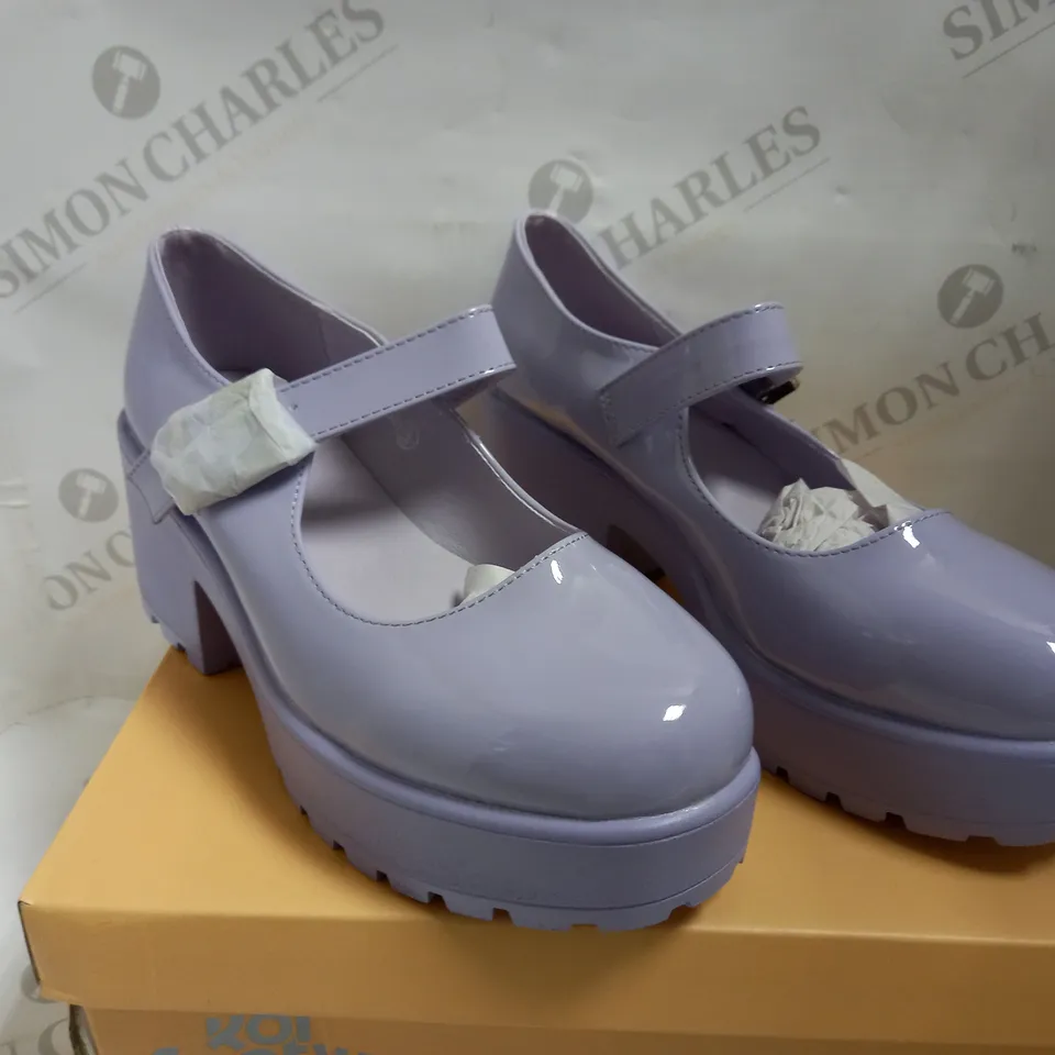 KOI VEGAN TIRA MARY JANES (LILAC NECTAR EDITION) - SIZE 5