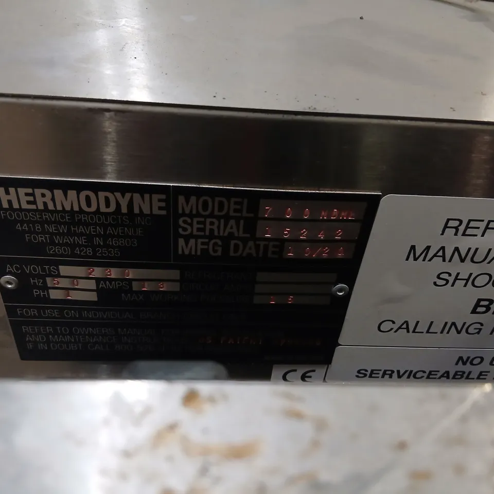 THERMODODYNE 12-DRAWER STAINLESS STEEL HOLDING CABINET – COMMERCIAL KITCHEN