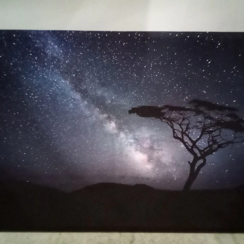 STUNNING STAR NIGHT SKY UNIVERSE - WRAPPED CANVAS PRINT