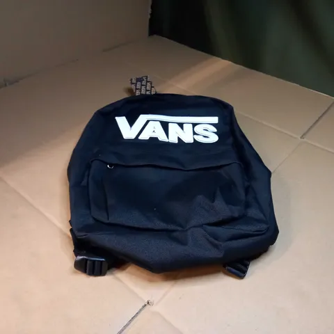 VANS BLACK/LOGO RUCKSACK