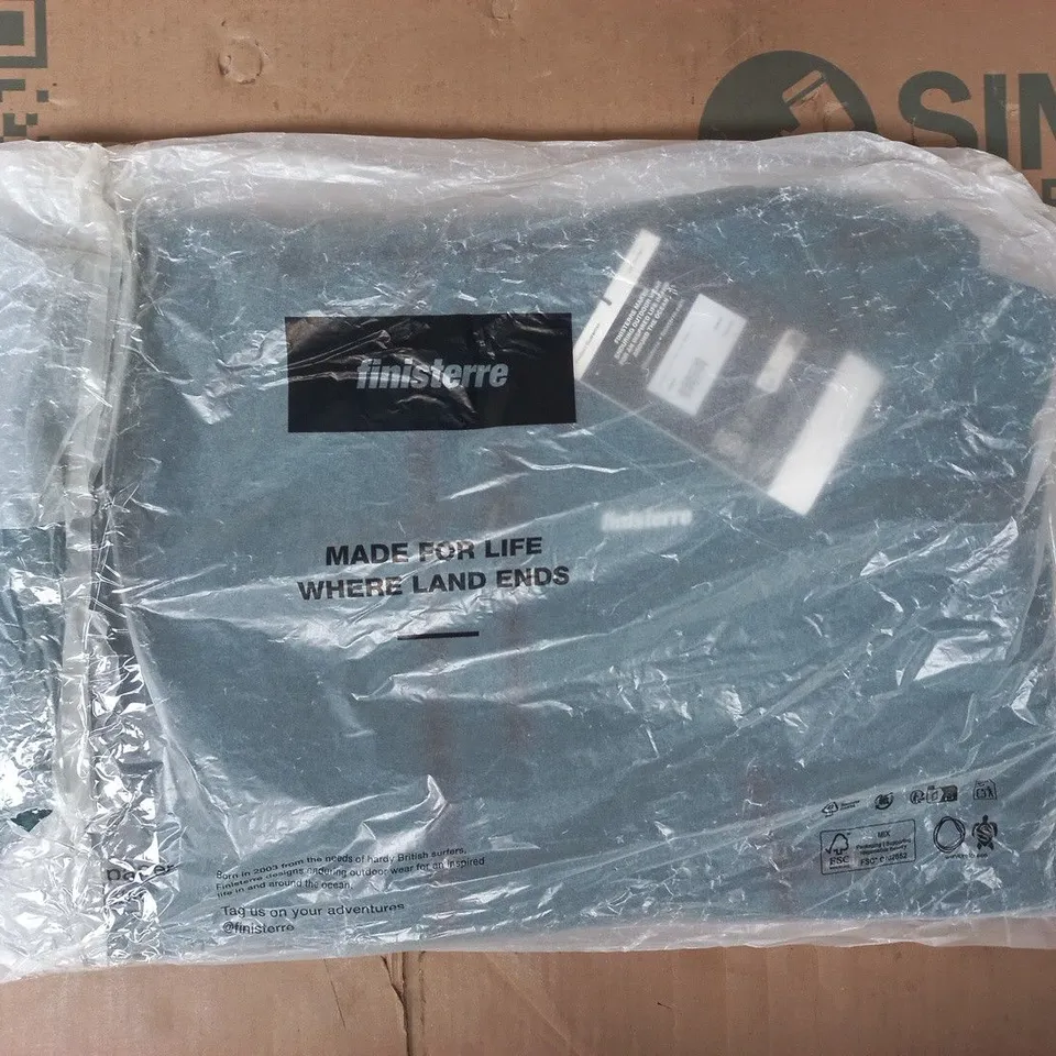 BAGGED FINISTERRE STORM BIRD JACKET IN DEEP OCEAN SIZE 14