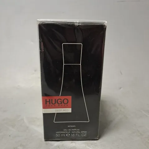 BOXED AND SEALED HUGO BOSS DEEP RED WOMAN EAU DE PARFUM 50ML