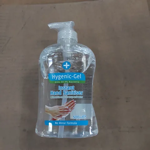 BOX TO CONTAIN 16 X 500ml BOTTLES OF HYGIENIC HAND SANITISER