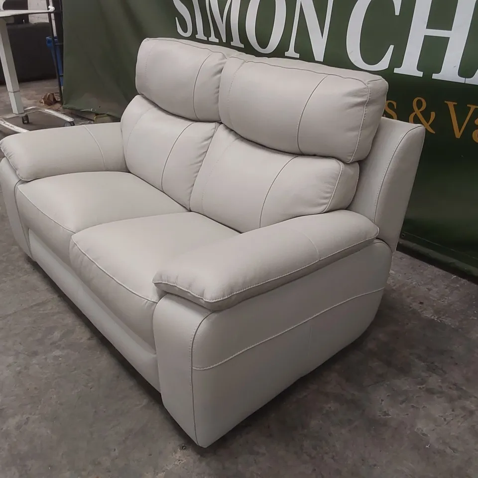 QUALITY DESIGNER ITALIAN MADE PATRIZIO 2 SEATER LEATHER SOFA