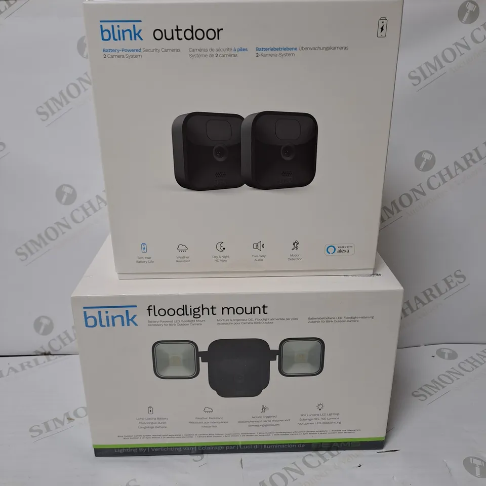 BOXED BLINK OUTDOOR WALL SET OF 2 CAMERAS
