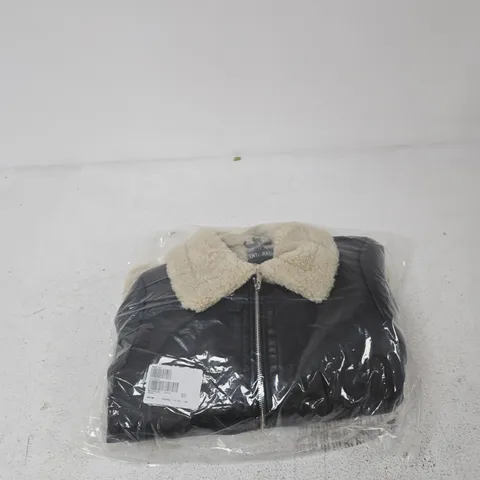 BAGGED CENTIGRADE AVIATOR JACKET BLACK XS