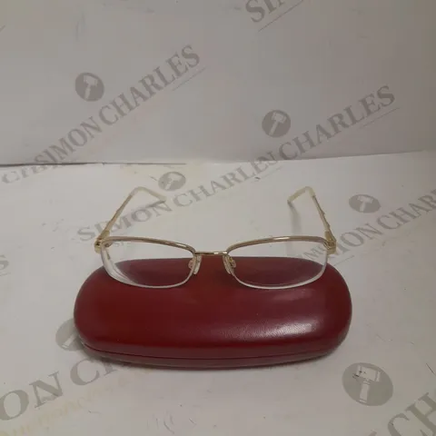ASPIRE ARIELLE GOLD SEMI RIMLESS PRESCRIPTION GLASSES 