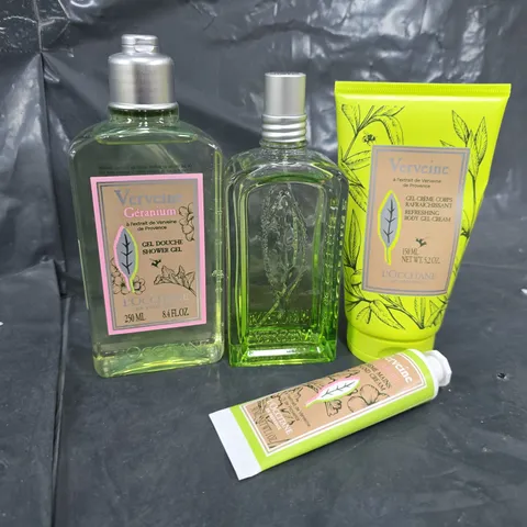 SET OF 4 VERVEINE GIFT SET HEALTH & BEAUTY ITEMS 