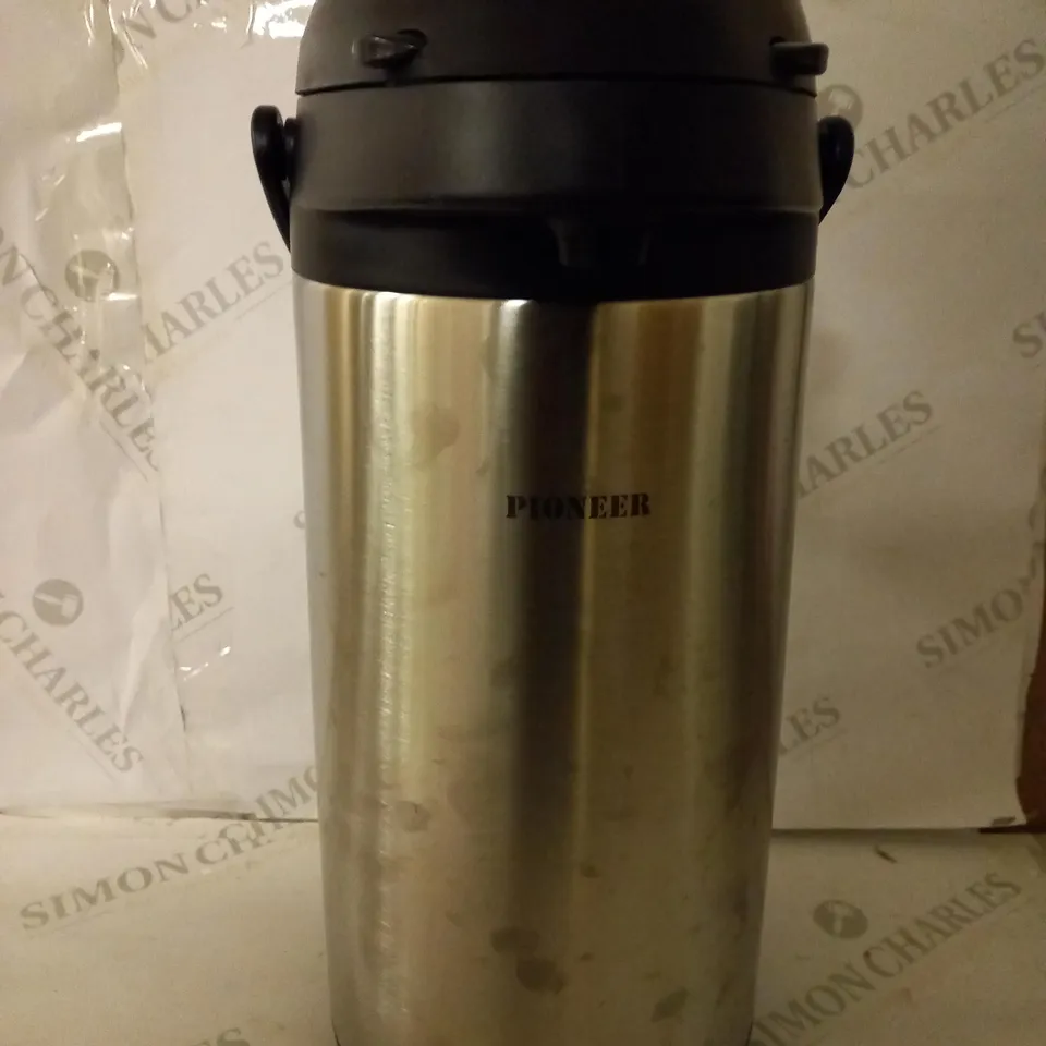 PIONEER FLASKS STAINLESS STEEL AIRPOT HOT COLD WATER TEA COFFEE DISPENSER 