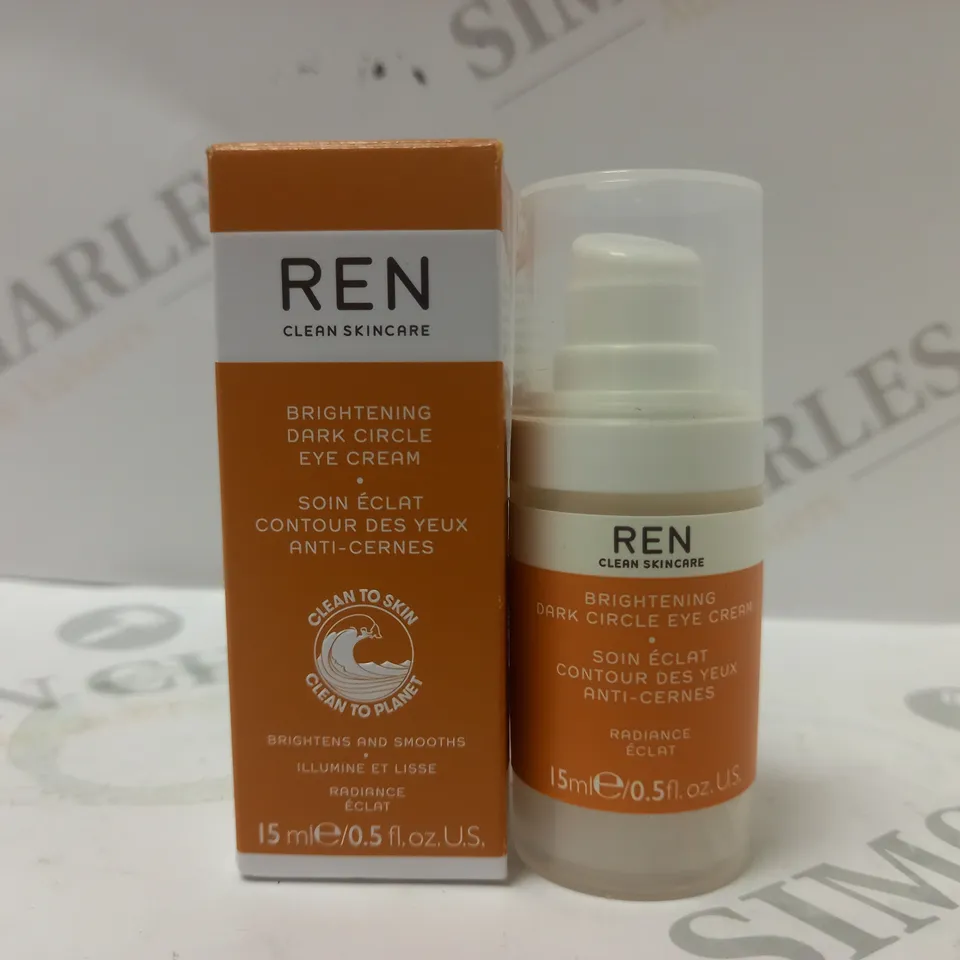 BOXED REN BRIGHTENING DARK CIRCLE EYE CREAM (15ml)