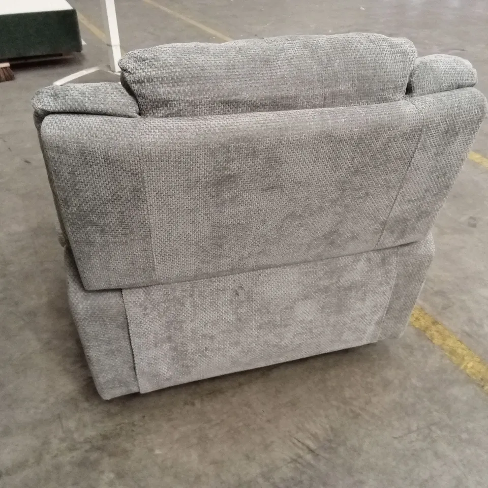 ALBION FABRIC MANUAL RECLINER ARMCHAIR - GREY RRP £479