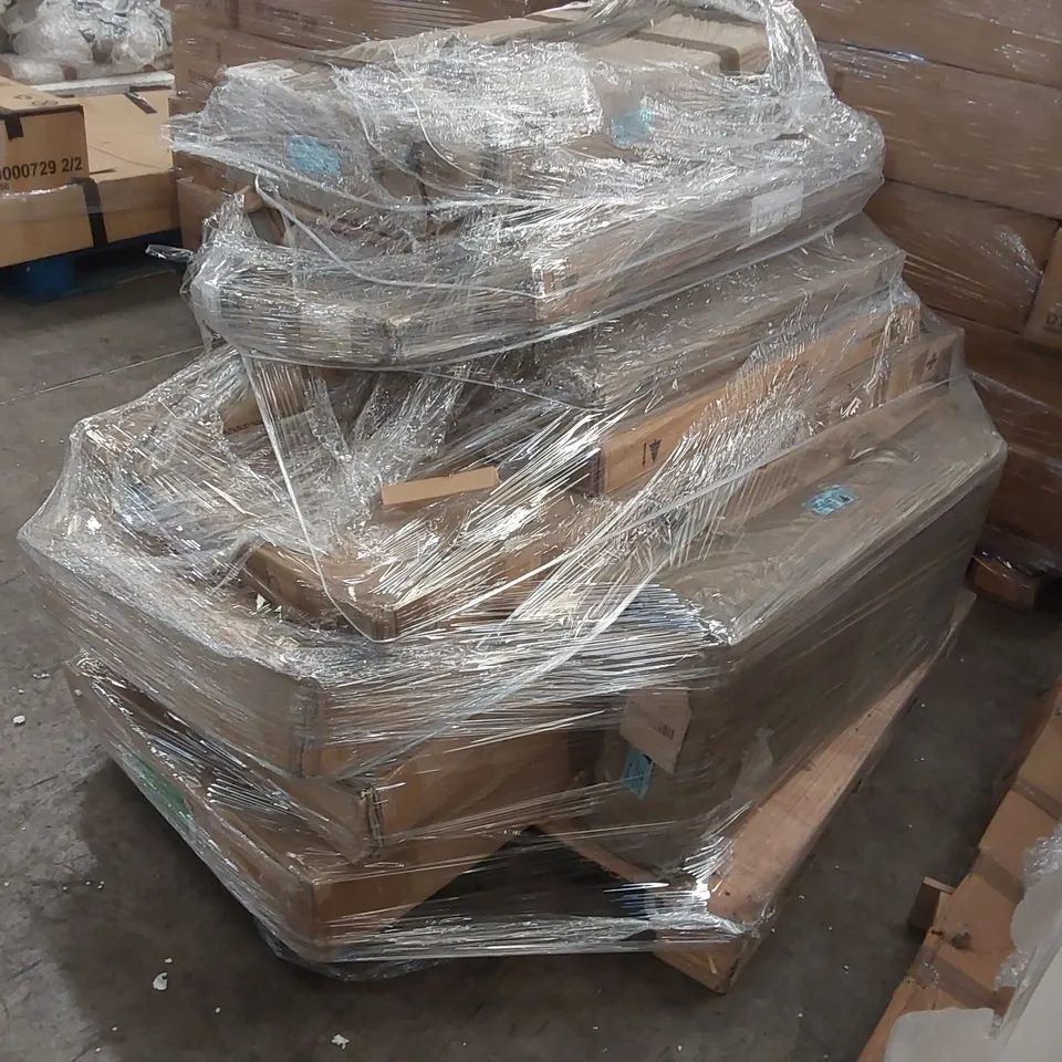 PALLET CONTAINING ASSORTED DESIGNER FURNITURE PARTS