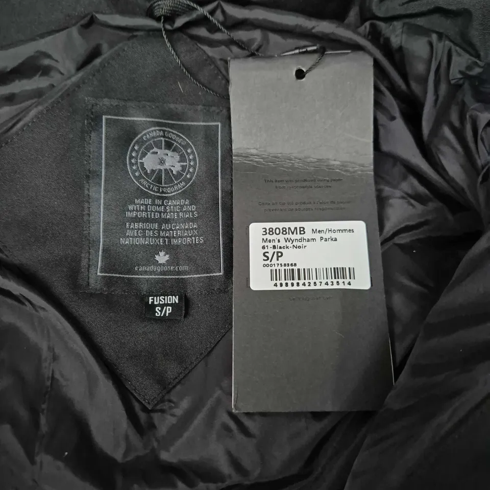 Canada Goose Wyndham Parka – Men’s, Black, Size S/P