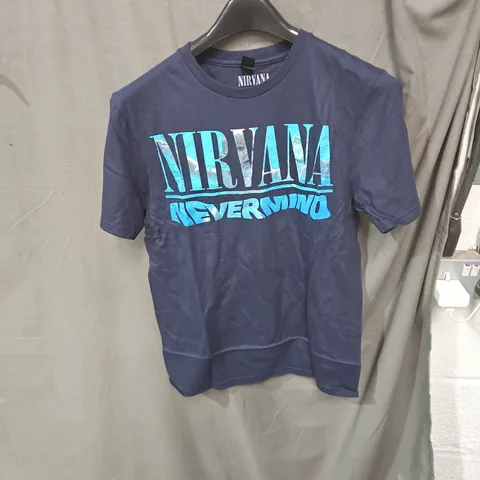 NIRVANA NEVERMIND T-SHIRT – NAVY- SIZE UNSPECIFIED 