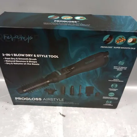 BOXED REVAMP PROFESSIONAL 2 IN 1 BLOW DRY ND STYLE TOOL 