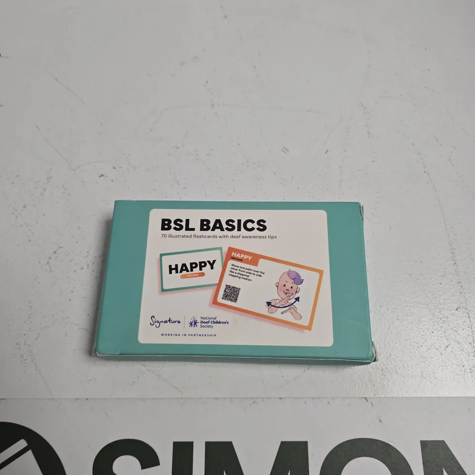 BOX OF APPROXIMATELY 15 ASSORTED TOYS INCLUDING BSL BASICS FLASHCARDS, ALBA PORTABLE CD PLAYER AND 3DMODEL