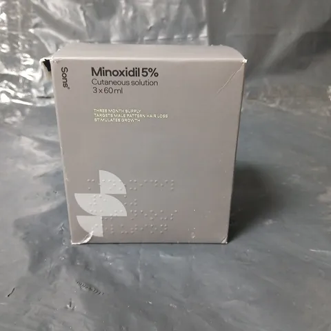 SONS MINOXIDIL 5% CUTANEOUS SOLUTION