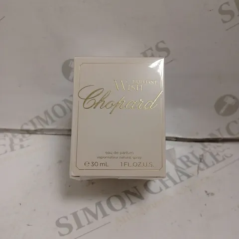 BOXED AND SEALED CHOPARD PARFUMS BRILLIANT WISH PERFUME.