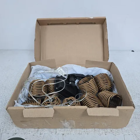 SPIRAL PENDANT LIGHT FITTINGS IN BOX (COPPER-TONE), HOME & FURNITURE