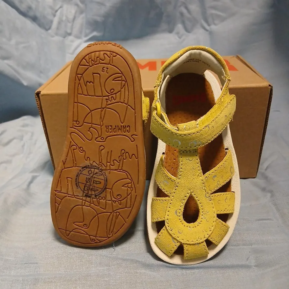 CAMPER KIDS SANDALS – YELLOW BICHO FW, UK 6 (EU 23)