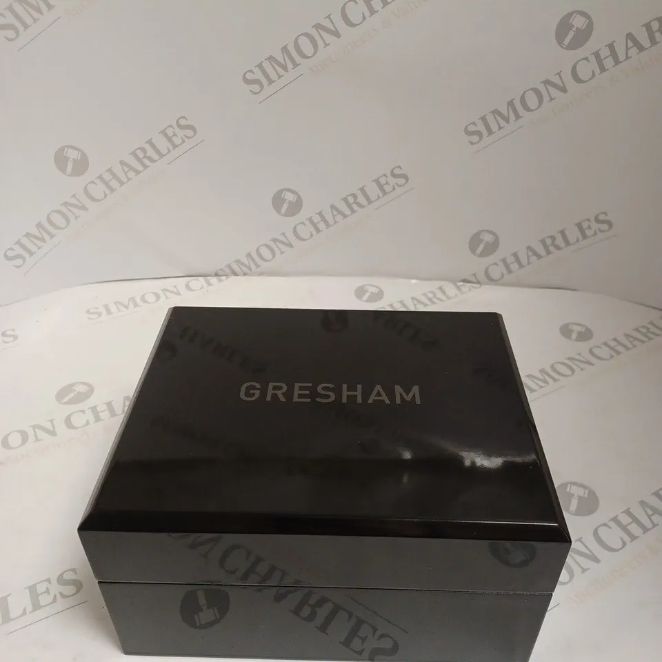 BOXED GRESHAM GENTS GENESIS G1 SPECIAL EDITION WATCH RUBBER STRAP - ORANGE