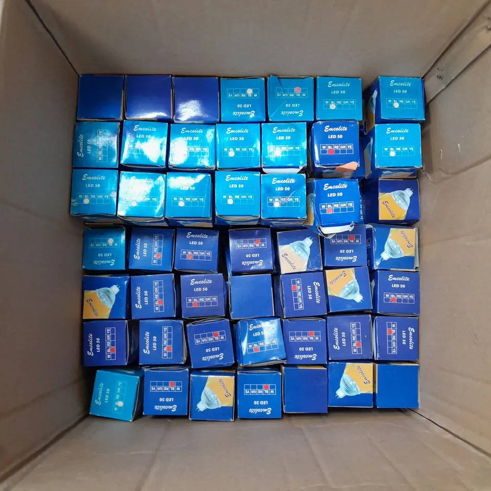 APPROXIMATELY 50 EMCOLITE LED 50 BLUE LED LIGHTS