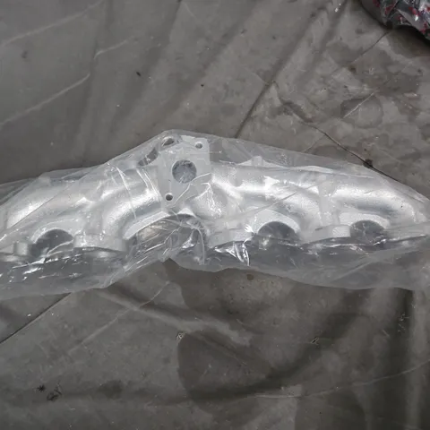 EXHAUST MANIFOLD  – ALUMINIUM COMPONENT WITH MOUNTING HOLES (VERIFY MODEL)