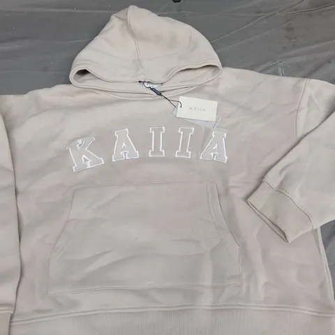 KAIIA HOODIE IN BEIGE - UK 10
